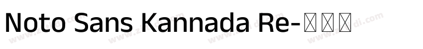 Noto Sans Kannada Re字体转换